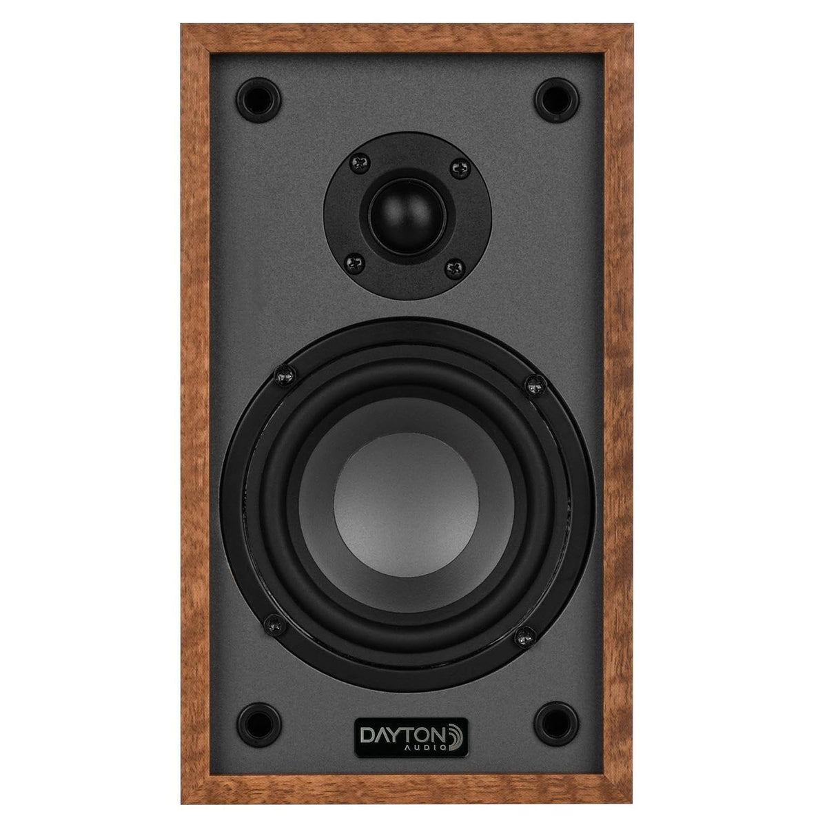 Dayton Audio Classic B40 tweeter detail emphasizes smooth high frequencies for music and TV.