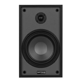 Dayton Audio Classic B65 black veneer cabinet adding warm style to room