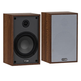 Dayton Audio Classic B65 front view; compact bookshelf design for small spaces.