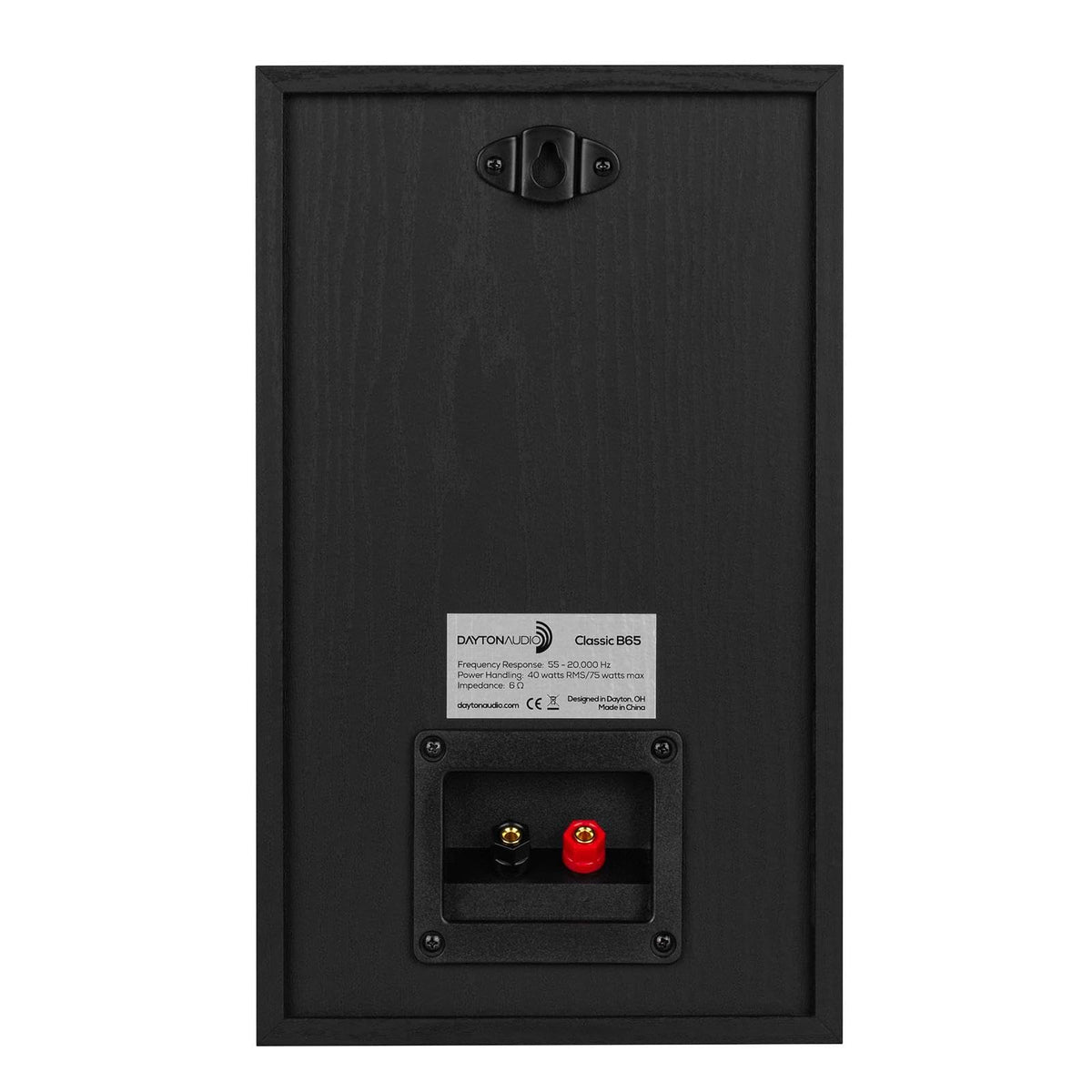 Dayton Audio Classic B65 wall mount ready design for space saving setups
