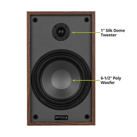 Dayton Audio Classic B65 wall-mount ready for flexible placement.