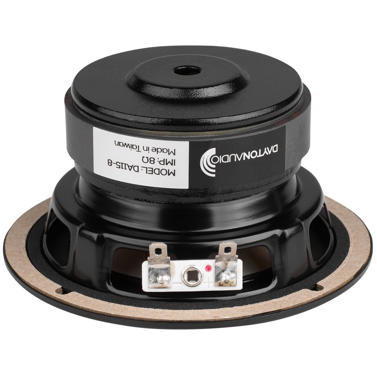 Dayton Audio DA115-8 woofer side profile highlighting compact chassis