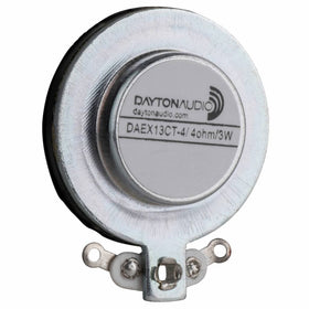 Dayton Audio DAEX13CT-4 installed on wooden cabinet producing hidden audio benefit