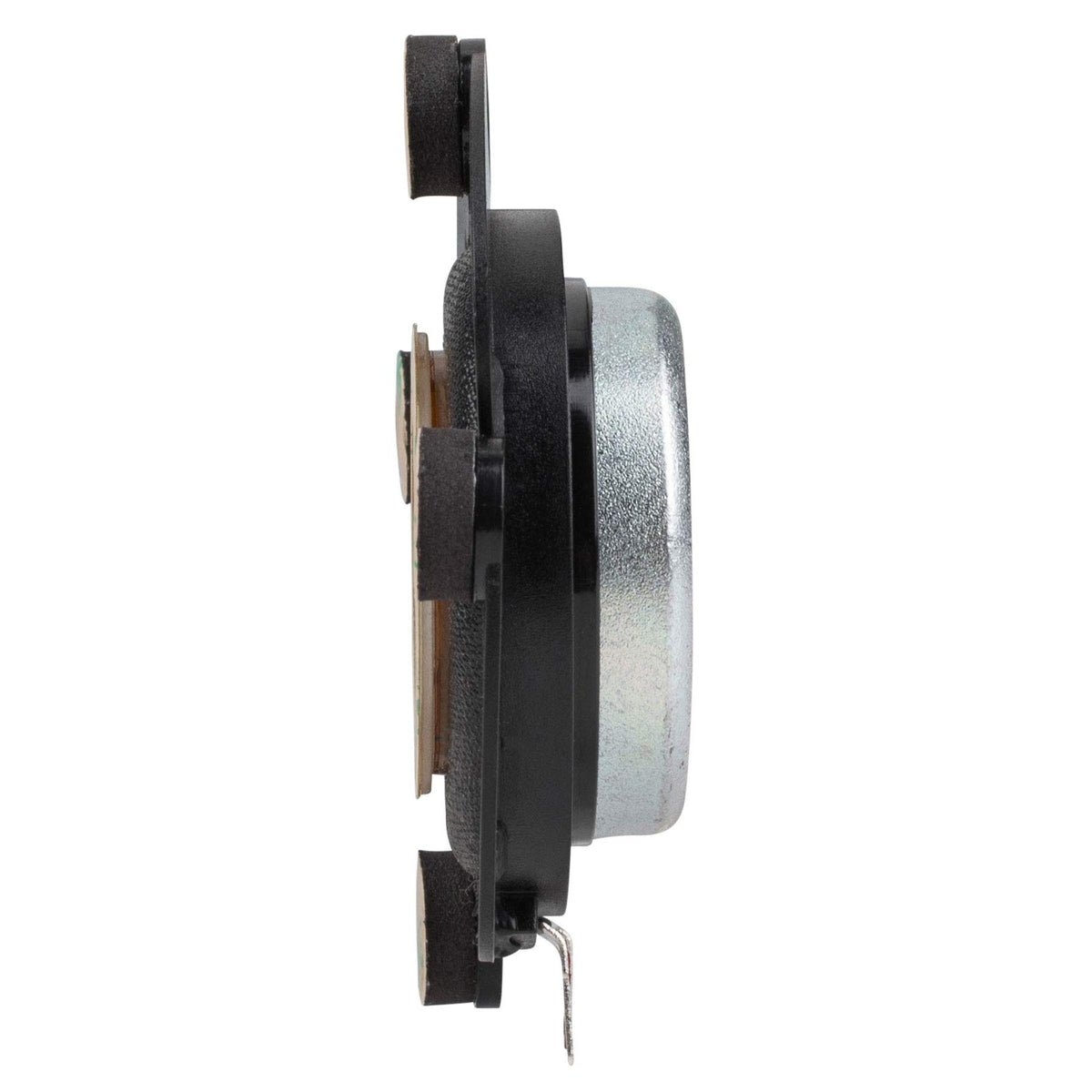 Dayton Audio DAEX32QMB-4 four-arm design stabilizes linearity on surfaces.