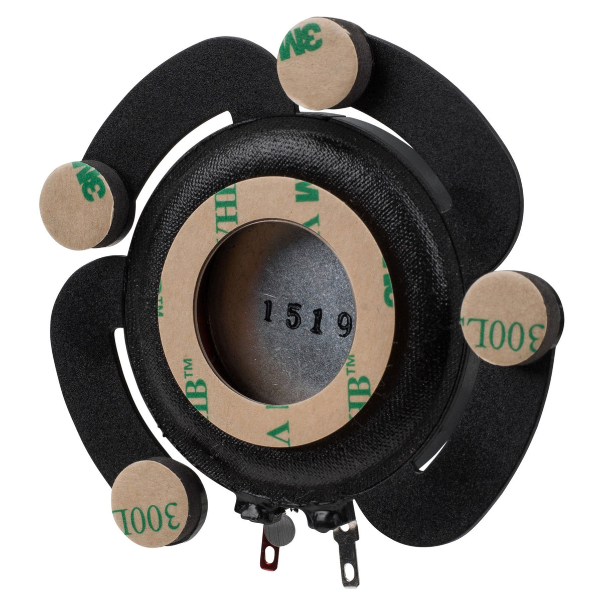 Dayton Audio DAEX32QMB-4 vented voice coil design for efficient power use.
