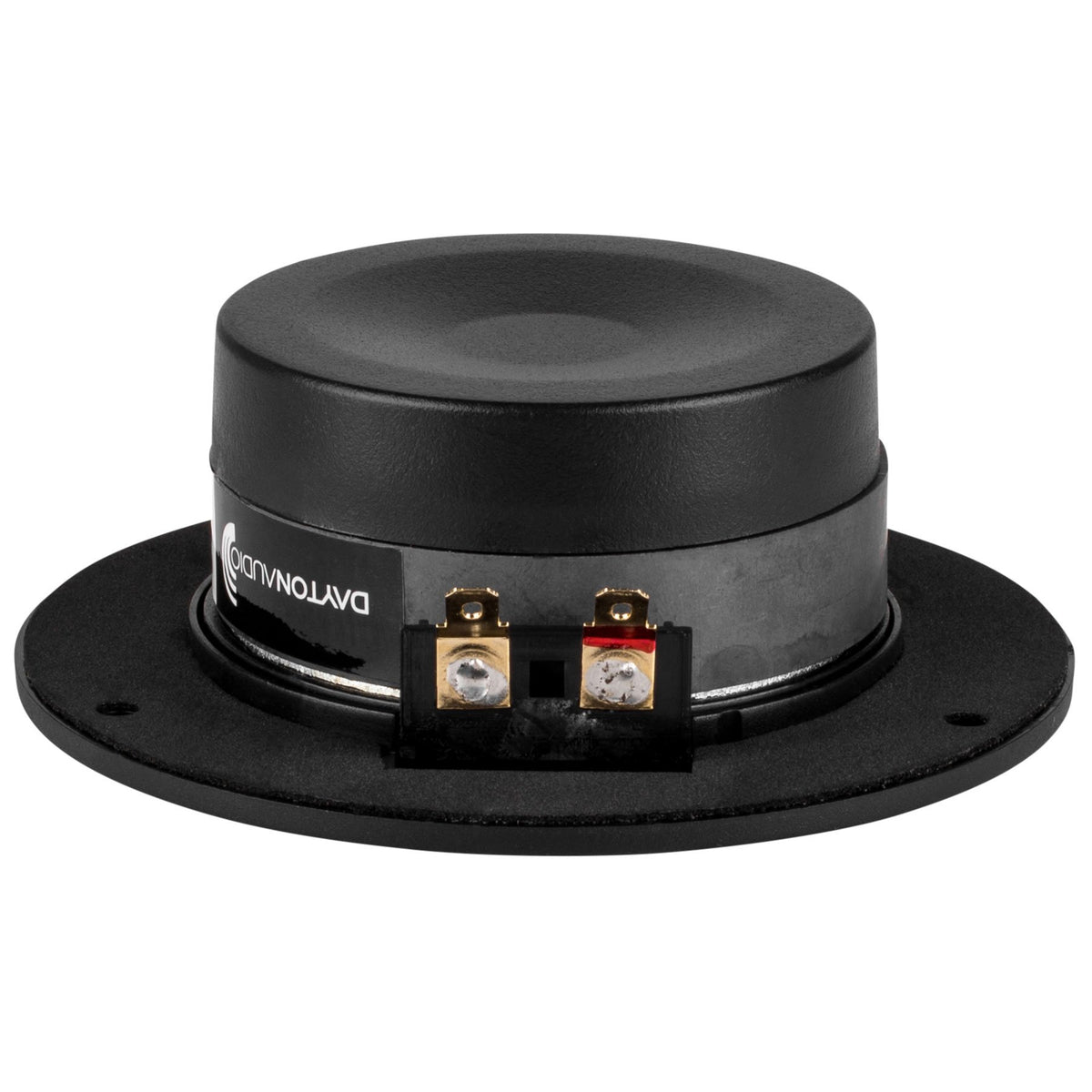 Dayton Audio DC28F-8 silk dome tweeter damped rear chamber reduces resonance.