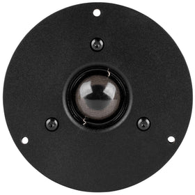 Dayton Audio DC28F-8 silk dome tweeter ferrofluid cooling enhances power handling.