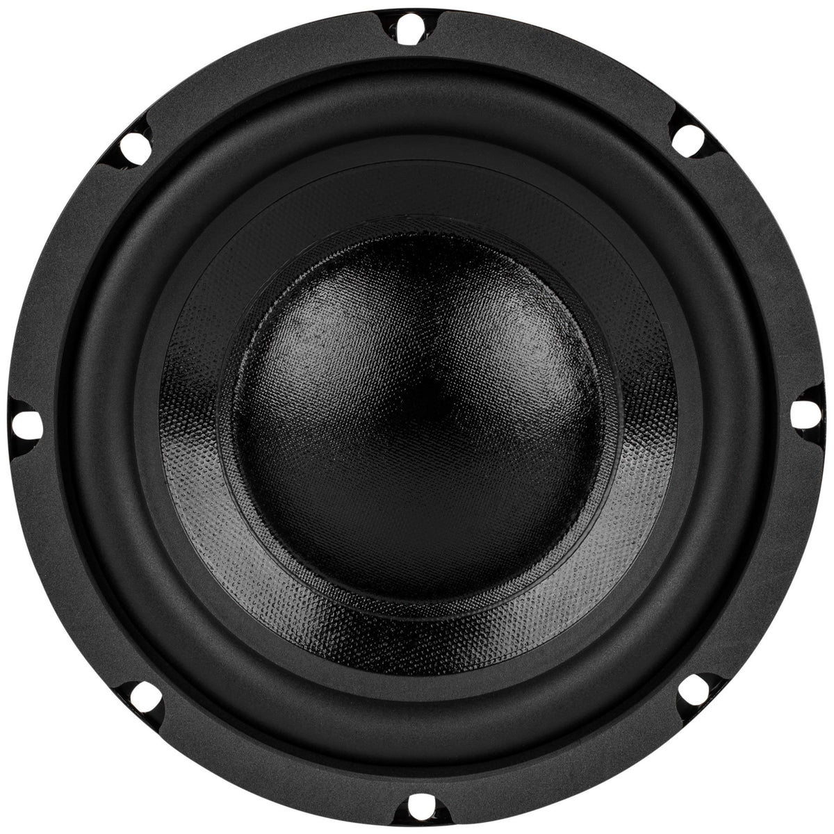 Dayton Audio DCS165-4 installed in a small sealed enclosure, illustrates space-saving low-frequency solution