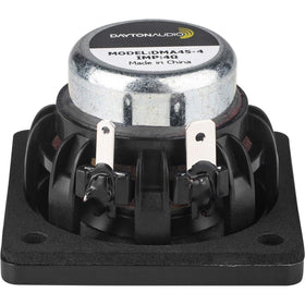 Dayton Audio DMA45-4 dual-magnet closeup - demonstrates symmetric field for precise cone control.