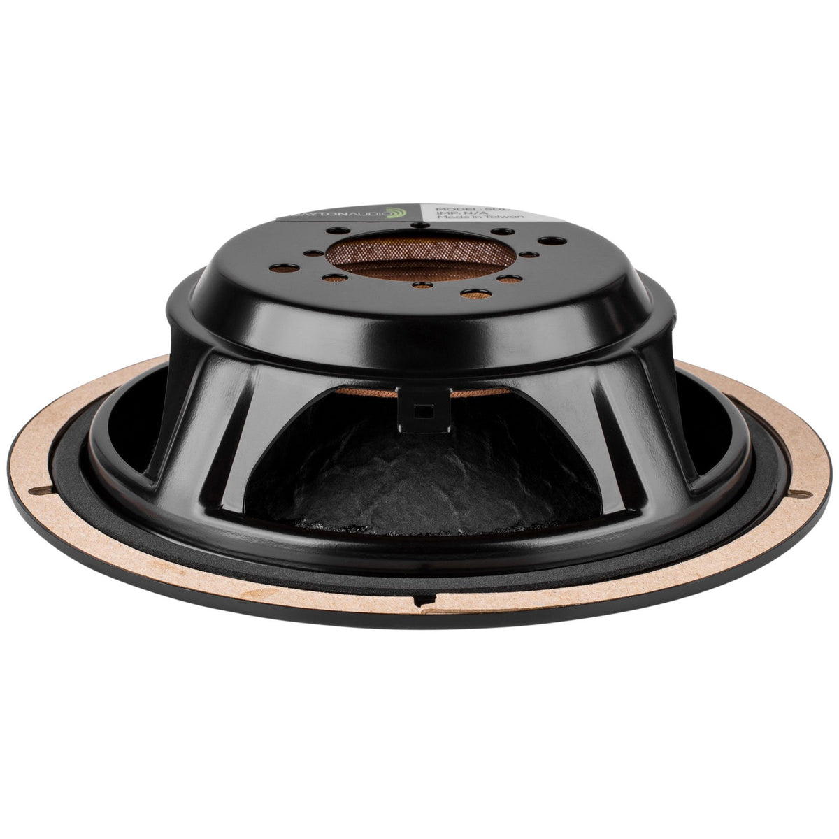 Dayton Audio DS175-PR front cone detail shows durable coated paper cone.
