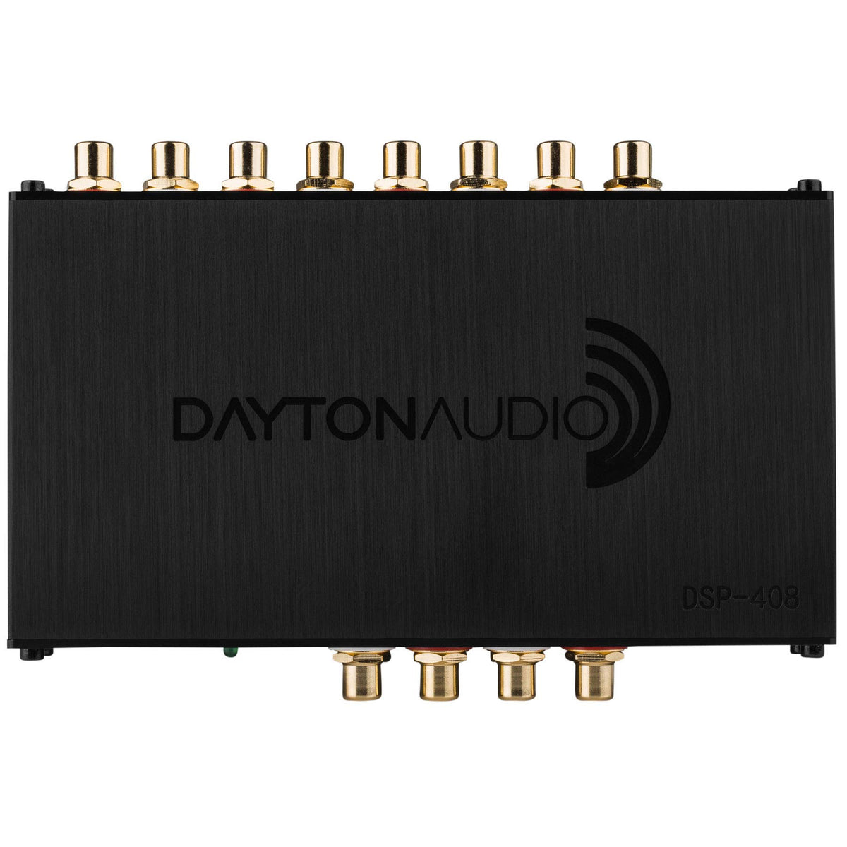 Dayton Audio DSP-408 eight-channel EQ interface for each channel.