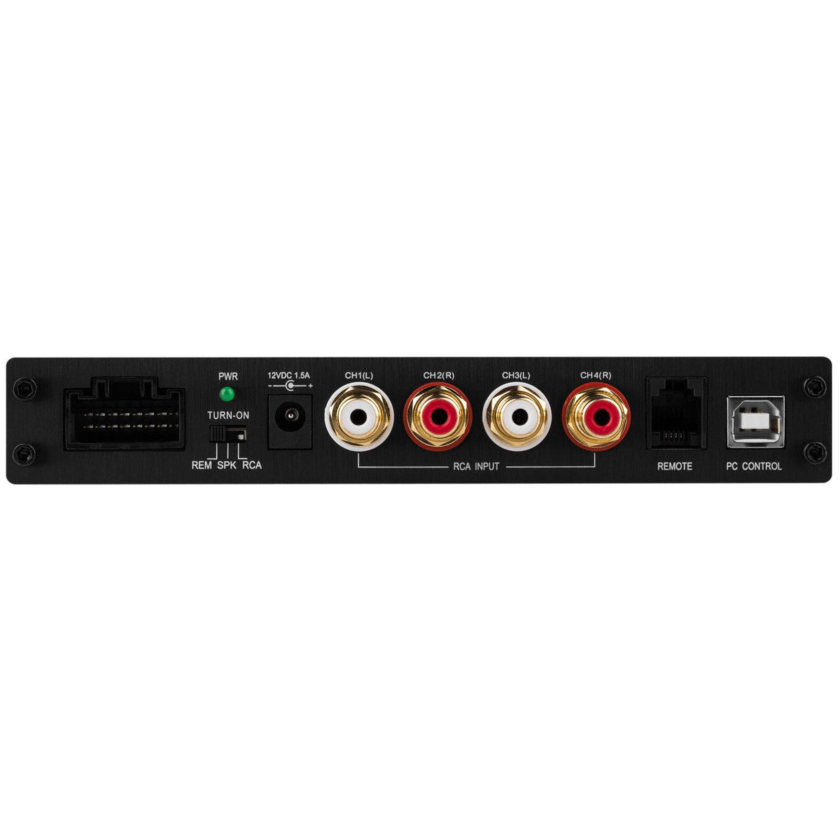 Dayton Audio DSP-408 GUI screen enabling real-time control.