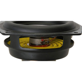 Dayton Audio ND91-4 mounted in small sealed enclosure, benefits compact bass output