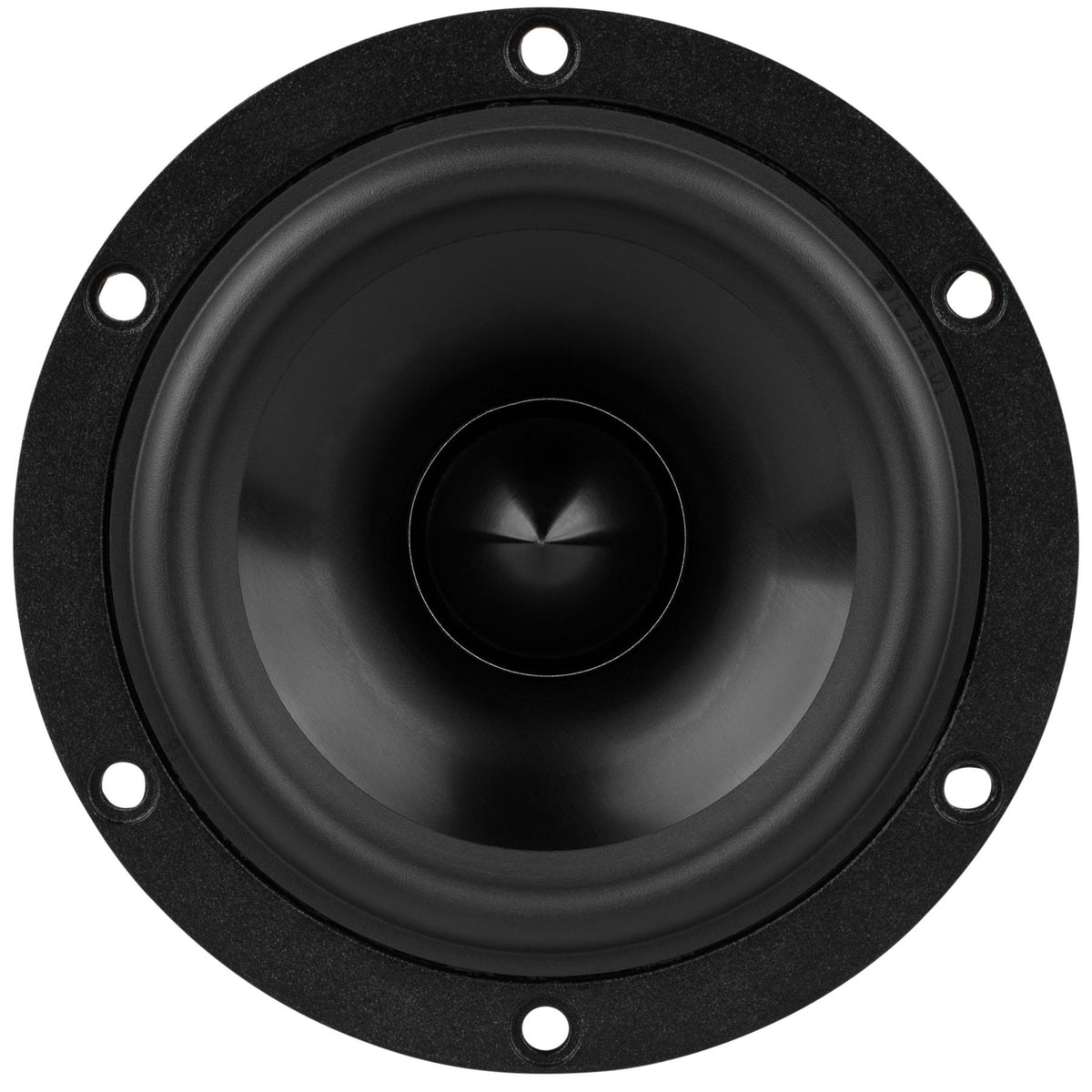 Dayton Audio RS100-8 frame backside showing motor and terminals for durability