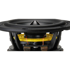 Dayton Audio RS100-8 installed in bookshelf speaker illustrating compact system benefit
