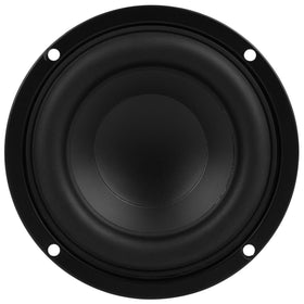 Dayton Audio TCP115-4 motor design highlights the durable magnetic circuit for efficient performance