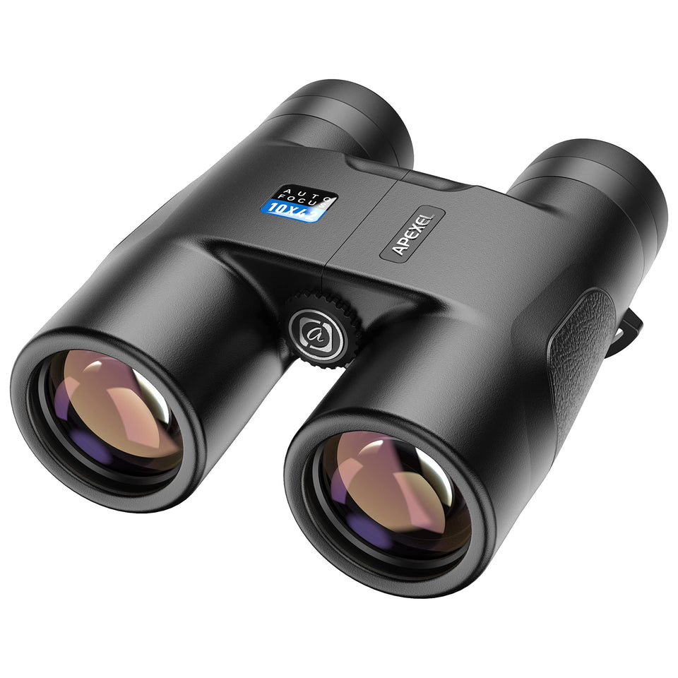 DA YU UNIQUE 10x42 focus-free binoculars field view for quick birding and wildlife spotting.