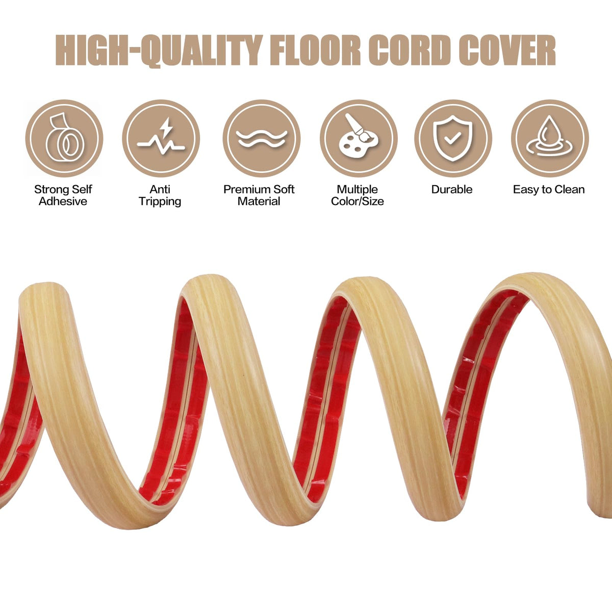 DBHXXMB-HH adhesive backing detail showing peel-and-stick installation advantage