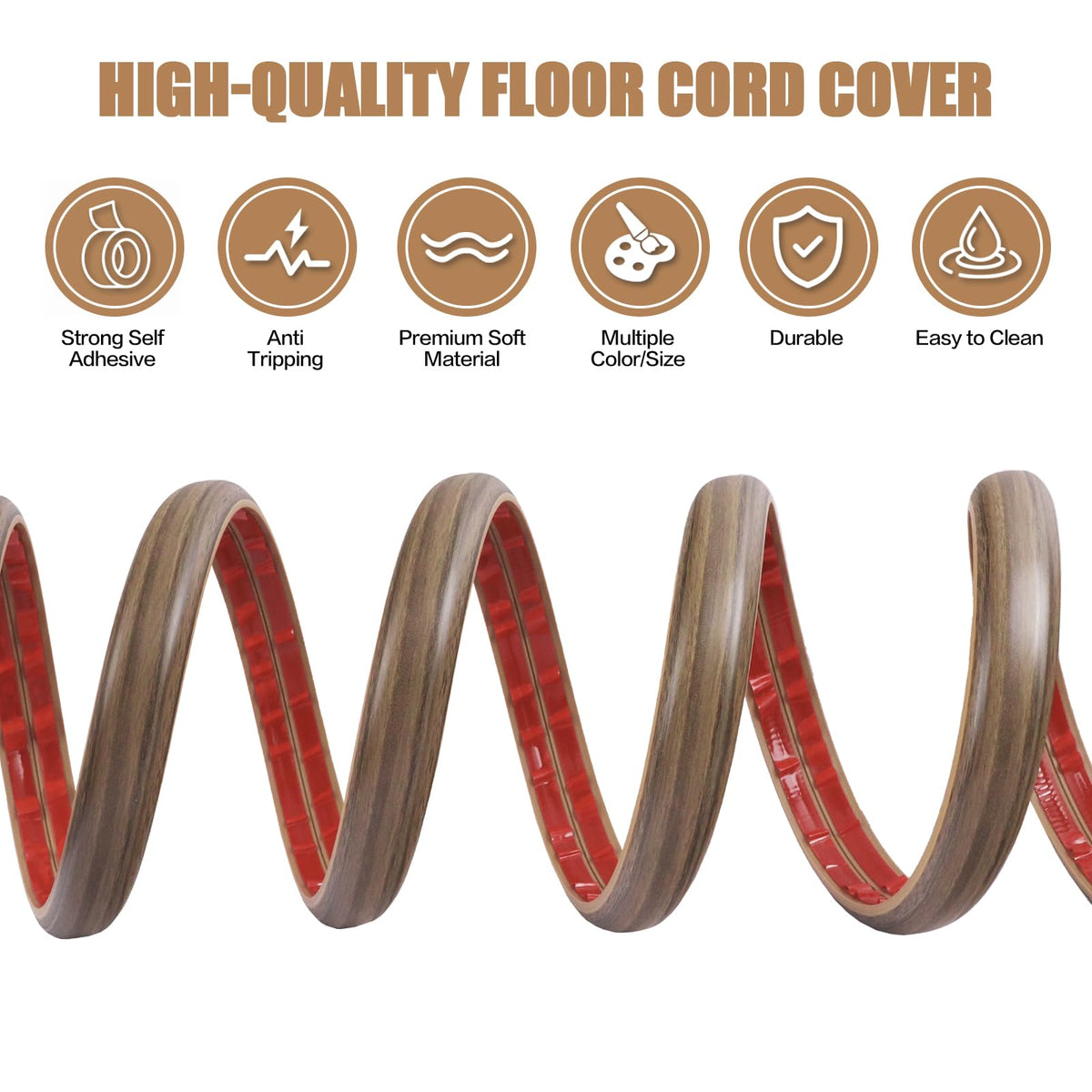 DBHXXMB-HH curved-surface cable protector reduces trip risk