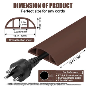 DBHXXMB-HH cable protector for wires prevents trips in busy spaces