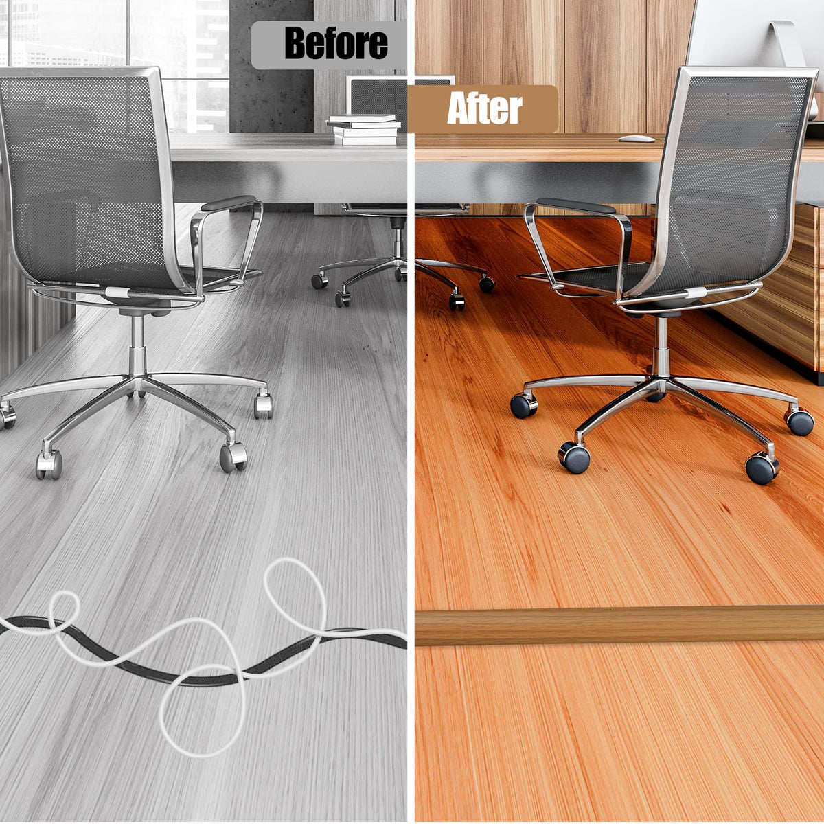 DBHXXMB-HH extension strip protector safeguards power and data lines in busy spaces