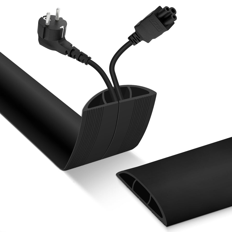 DBHXXMB-HH floor cord cover 10ft length protecting cables in a hallway