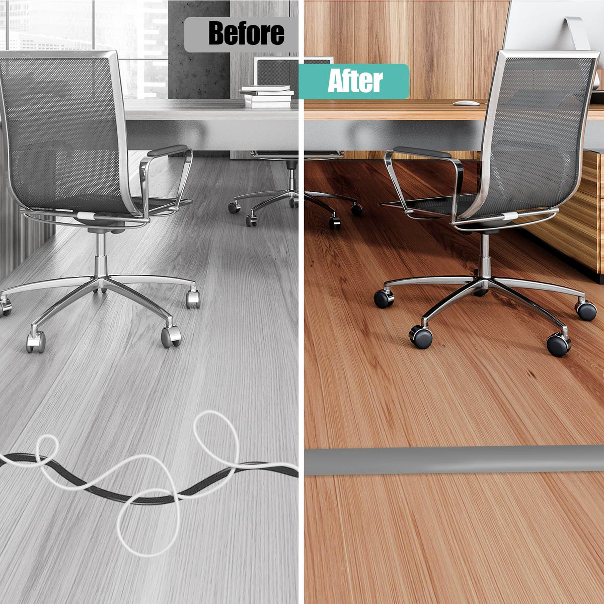 DBHXXMB-HH floor cable protector keeps cables safe from chewing and damage