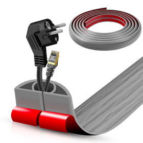 DBHXXMB-HH floor cord cover with adhesive for clean 10ft cable routing