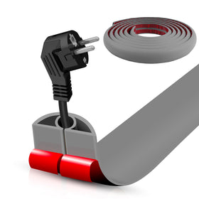 DBHXXMB-HH floor cord cover with adhesive finish protects cables and reduces trip risks.