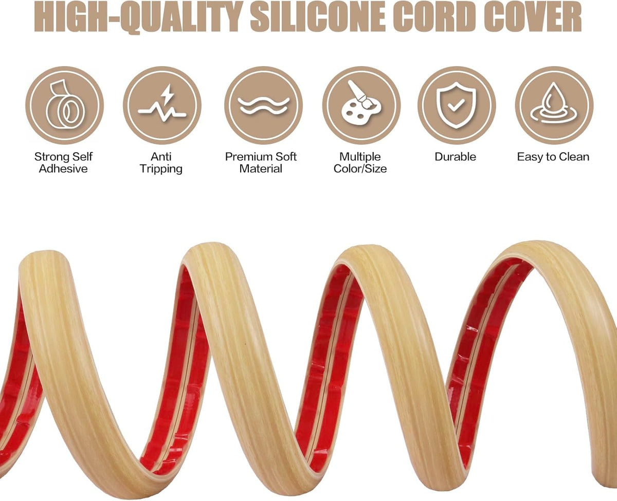 Durable PVC material protects cables and resists wear.
