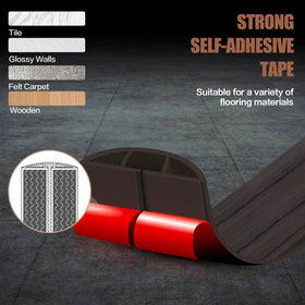 Channel dimensions of DBHXXMB-HH cord cover shown for slim hiding