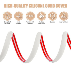 DBHXXMB-HH floor cord cover curved-surface design reduces tripping risks.