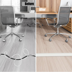 DBHXXMB-HH floor cord cover easy-install with back adhesive.