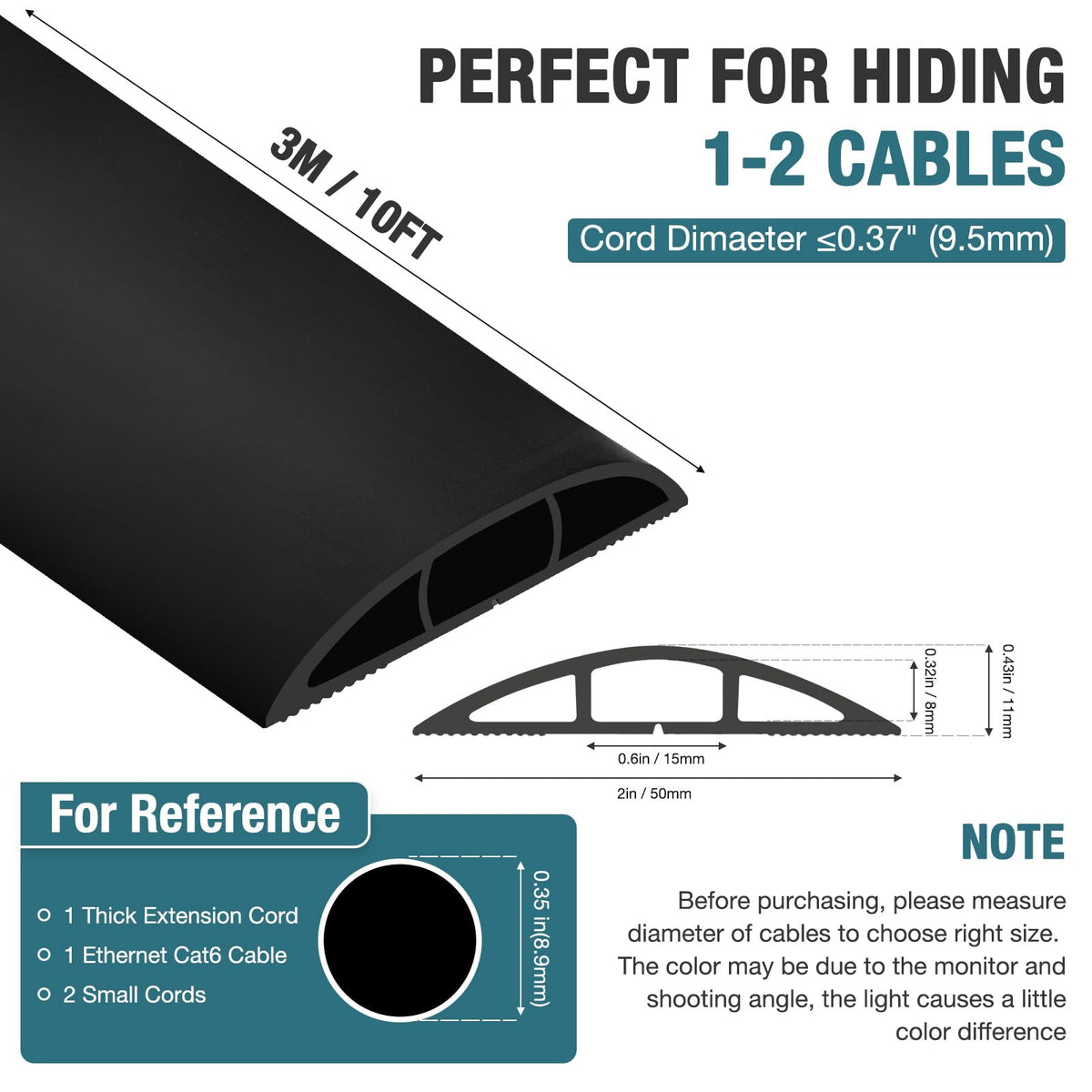DBHXXMB-HH floor cord cover office and classroom setup for safer floors