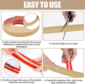 Ideal for offices, gyms, and exhibitions to tidy wires safely.