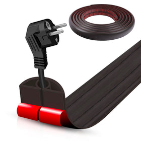 DBHXXMB-HH floor cord cover with self-adhesive 10ft secures cables and reduces trip hazards.