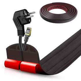 DBHXXMB-HH Floor Cord Cover self-adhesive 10ft keeps cables tidy and safe.