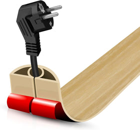 DBHXXMB-HH floor cord cover with self-adhesive backing for quick installation.