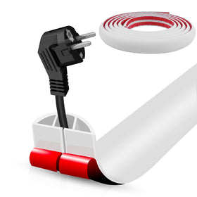 DBHXXMB-HH floor cord hider adhesive 10ft keeps cables tidy and reduces tripping risk.