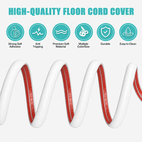 DBHXXMB-HH floor cord hider cable protection guards wires from crush and wear.