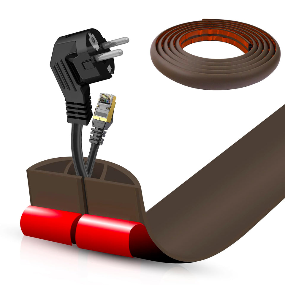 DBHXXMB-HH front packaging showing coffee-brown cable protector and benefits