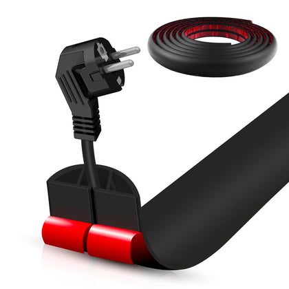 DBHXXMB-HH front packaging showing 20FT black cord cover and branding benefit: clear length info