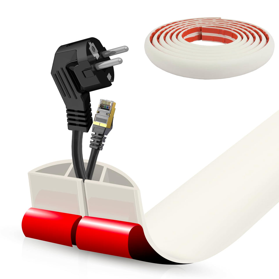 DBHXXMB-HH front packaging showing beige 10ft cord cover and features for easy selection