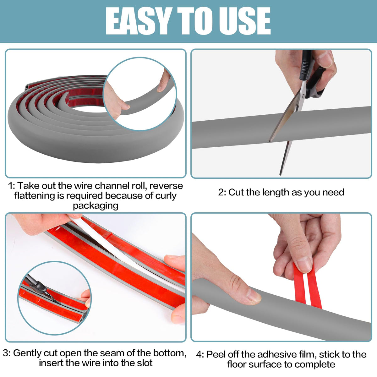 DBHXXMB-HH laid across exhibition booth aisle keeping cords secure and safe walking