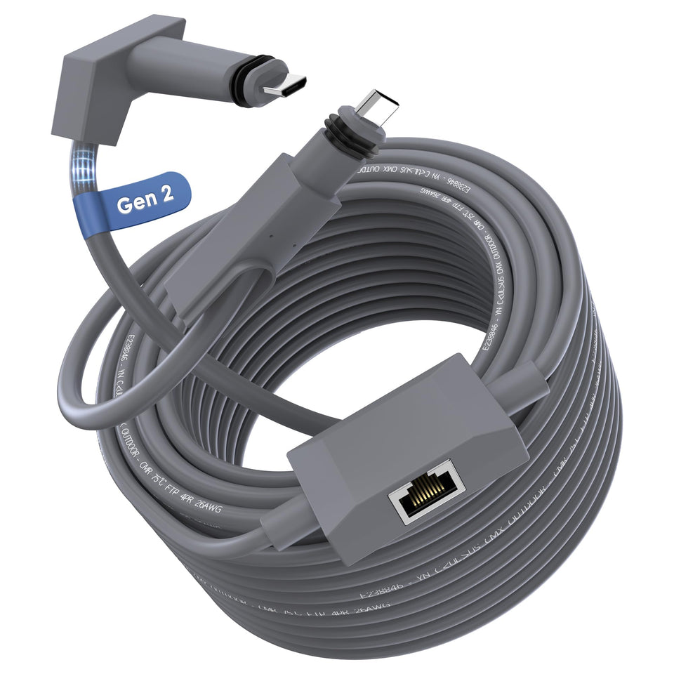 Dbilida front packaging showing 50ft Starlink cable and clear benefits