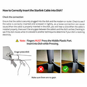 Dbilida Starlink 75 ft weatherproof cable resists sun and moisture for outdoor use.