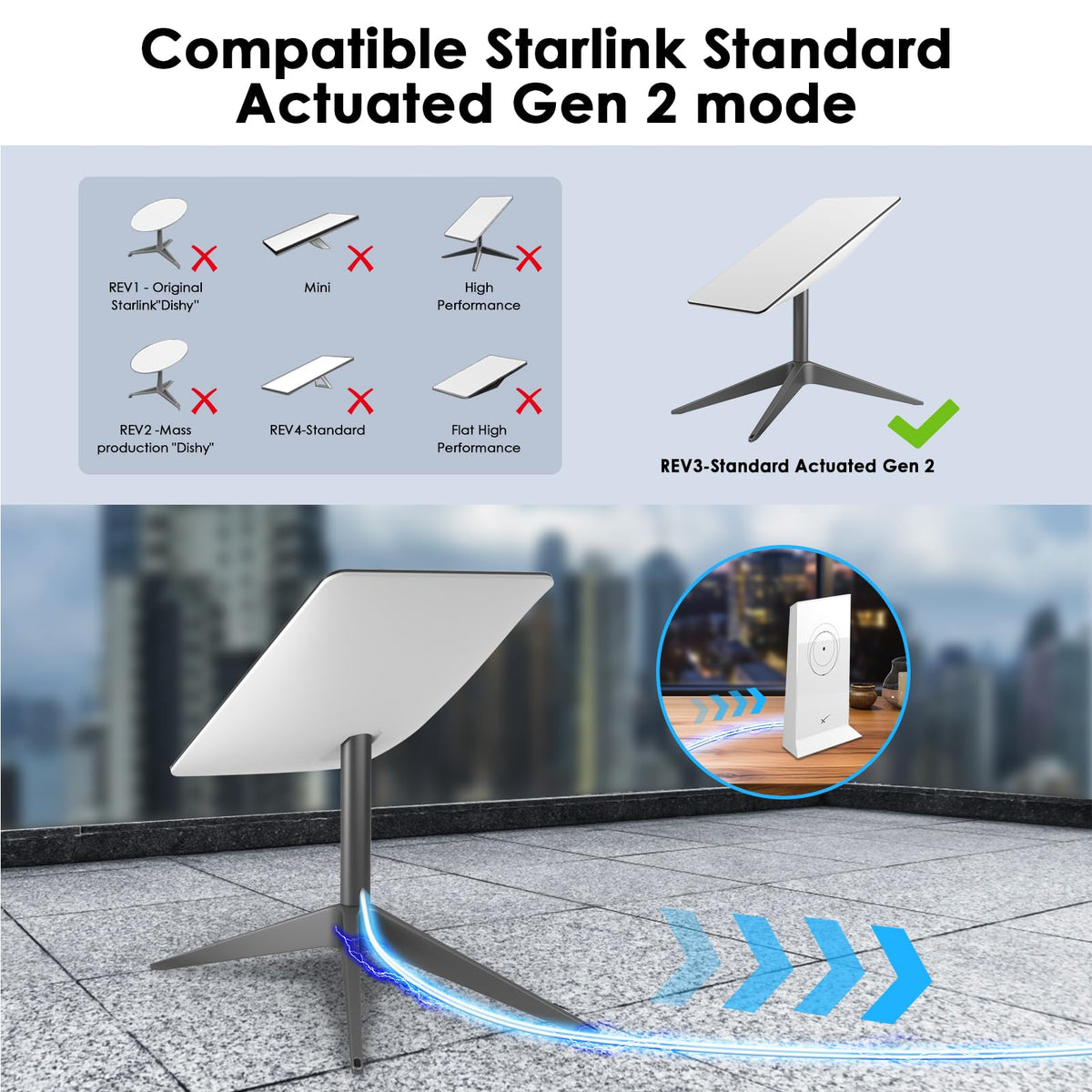 Dbilida Starlink 75 ft outdoor installation with durable direct burial capability.