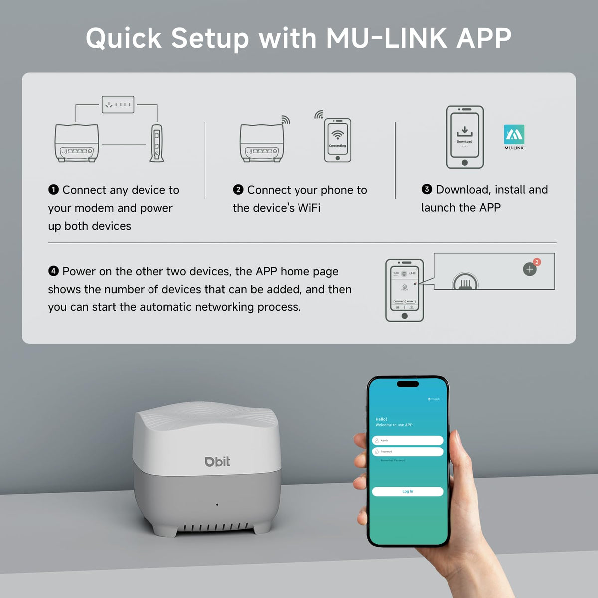 DBIT AX1500 parental controls demo for kid-friendly Wi‑Fi.