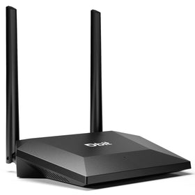 DBIT N300 front view showing compact router design for discreet home placement.