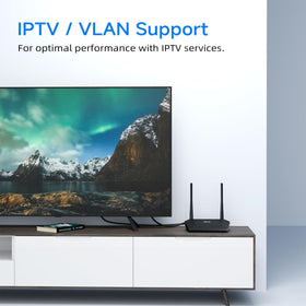 DBIT N300 with parental control scheduling for family internet use.